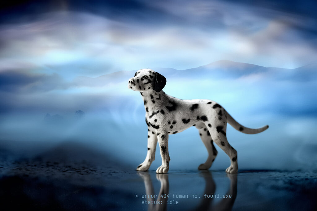 Metamorphosis.exe Dog fine art animal photography series 2026